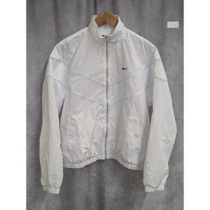 Nike Windrunner Women's Loose UV Woven Full-Zip Jacket Medium White
